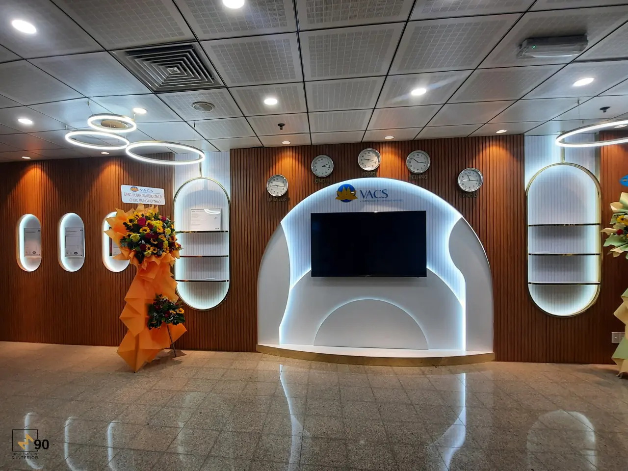 Không gian trung tâm sự kiện VACS Vietnam Airlines tầng trệt