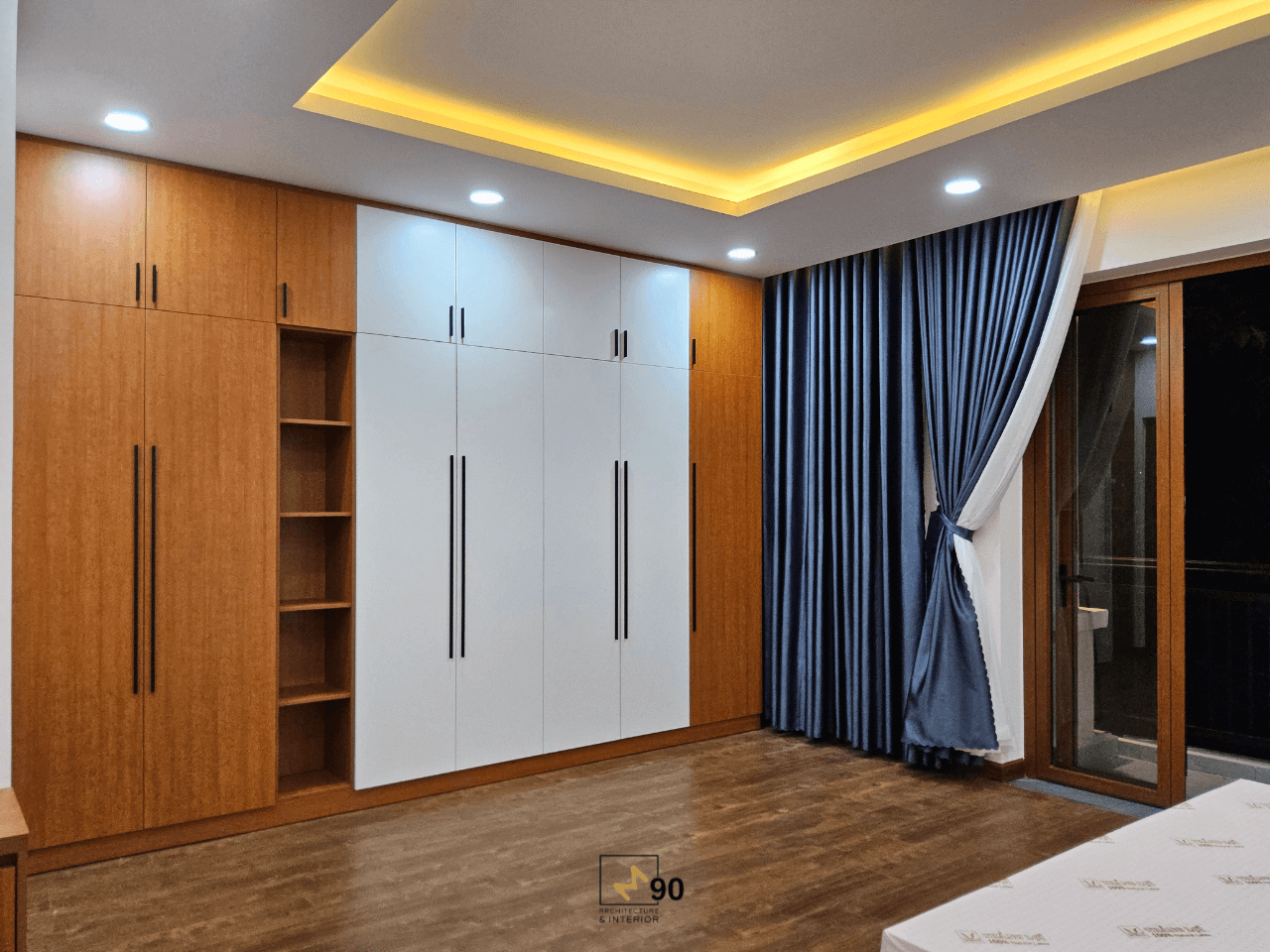 Mẫu tủ quần áo có sức chứa lớn, nhiều ngăn sang trọng, là mẫu tủ đồ cho nội thất phòng ngủ cao cấp đẹp hiện đại
