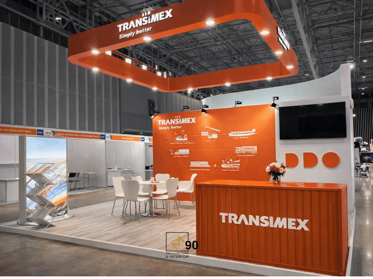 Đơn vị thi công gian hàng hội chợ triển lãm quốc tế Logistic Việt Nam - Cty M90
