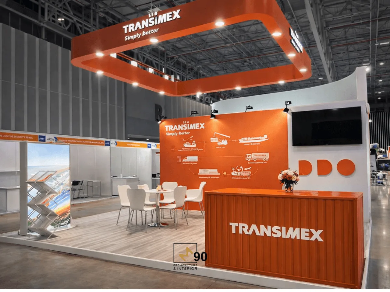 Đơn vị thi công gian hàng hội chợ triển lãm quốc tế Logistic Việt Nam - Cty M90