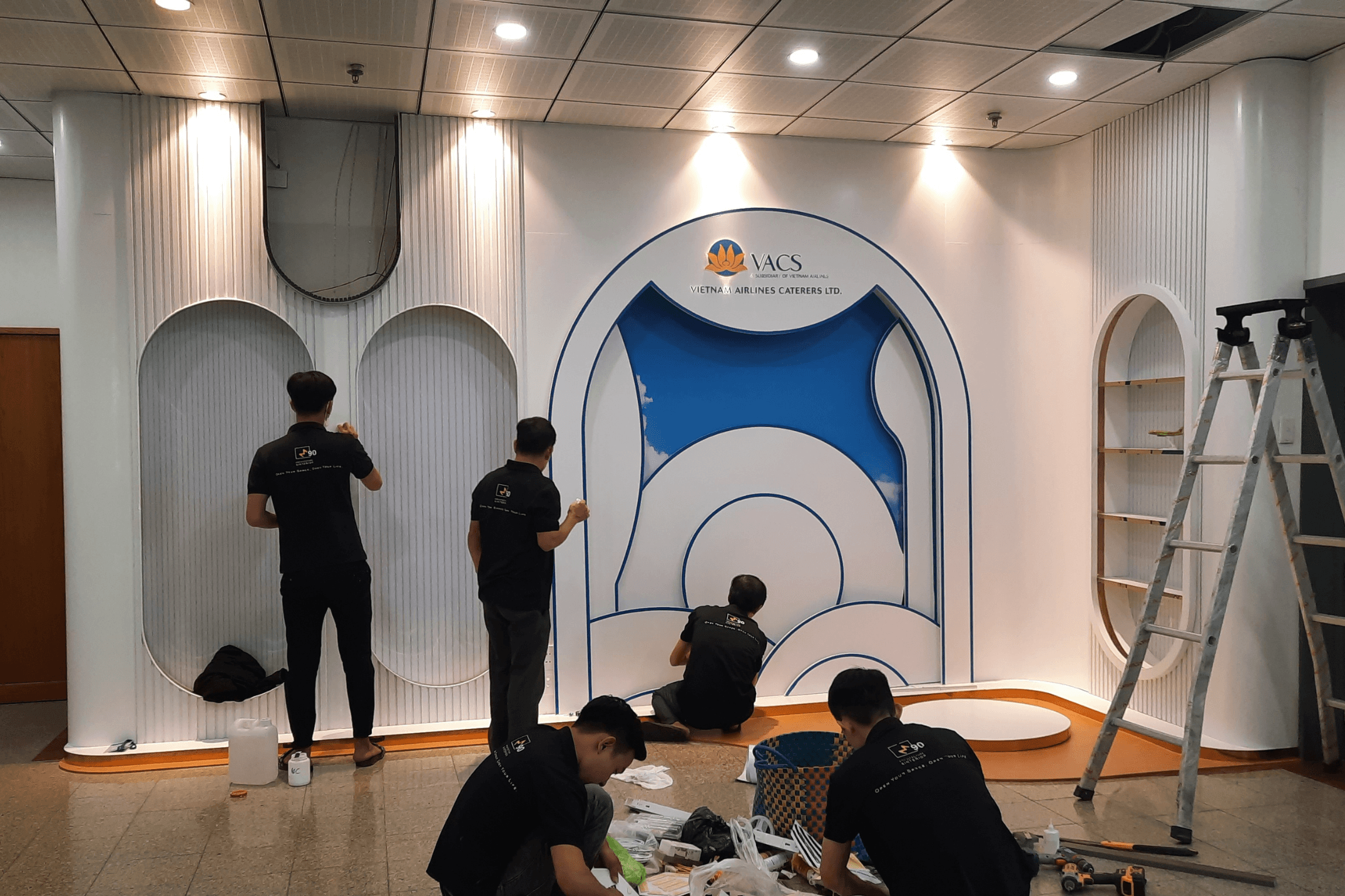 M90 thi công sảnh sự kiện, sảnh văn phòng uy tín chuyên nghiệp tại TP HCM