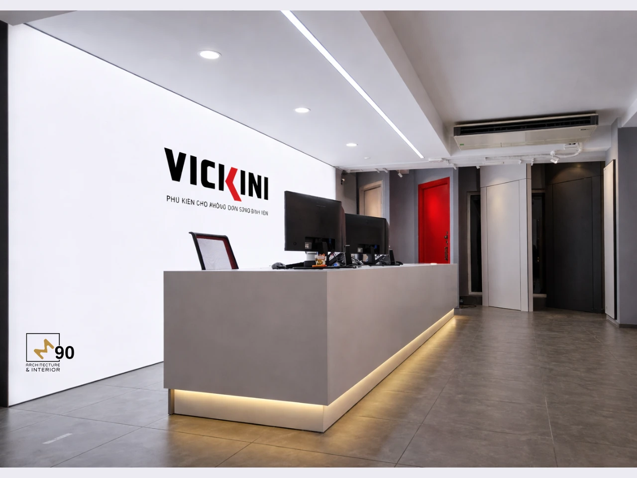 Quầy lễ tân - nơi để lại dấu ấn thương hiệu