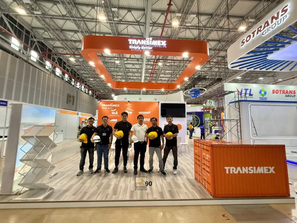 Nội Thất M90 tại hội chợ triển lãm quốc tế SECC TP HCM - đơn vị thiết kế thi công booth triển lãm