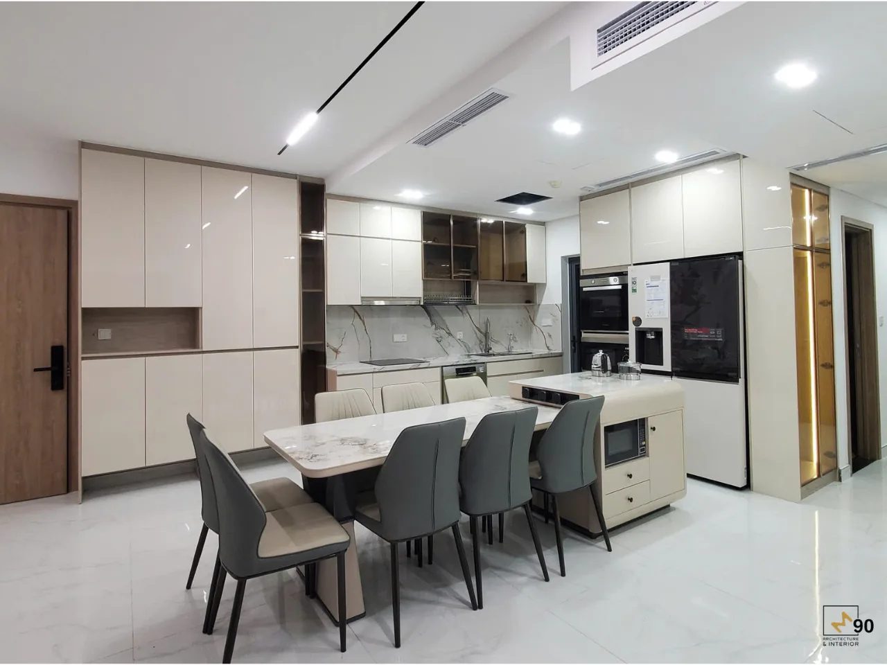 Toàn cảnh tủ bếp 