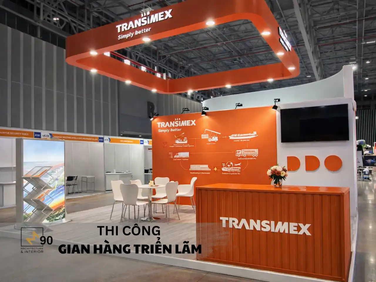 báo giá chi phí thi công booth triển lãm Nội Thất M90